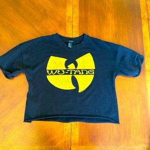 Vintage Wutang sweater crop top